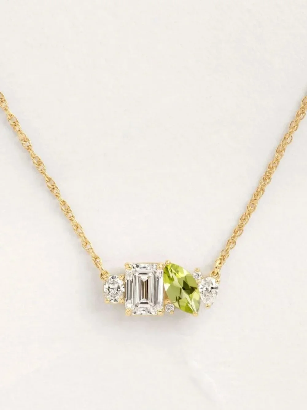 Birthstone pendant necklace